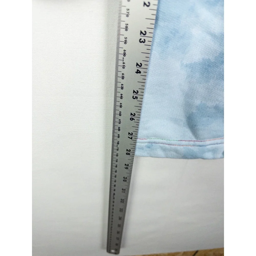Jordan x J Balvin Fleece Pants Mens M Celestine Blue Tie Dye Cloud DR2960-447